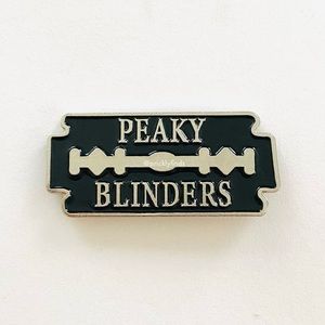 8/$40 Peaky Blinders Razor Blade Enamel Pin
